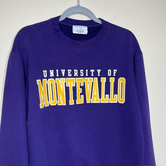 Vintage Champion University of Montevallo Purple Gold Sweatshirt Unisex Medium - Picture 3 of 10
